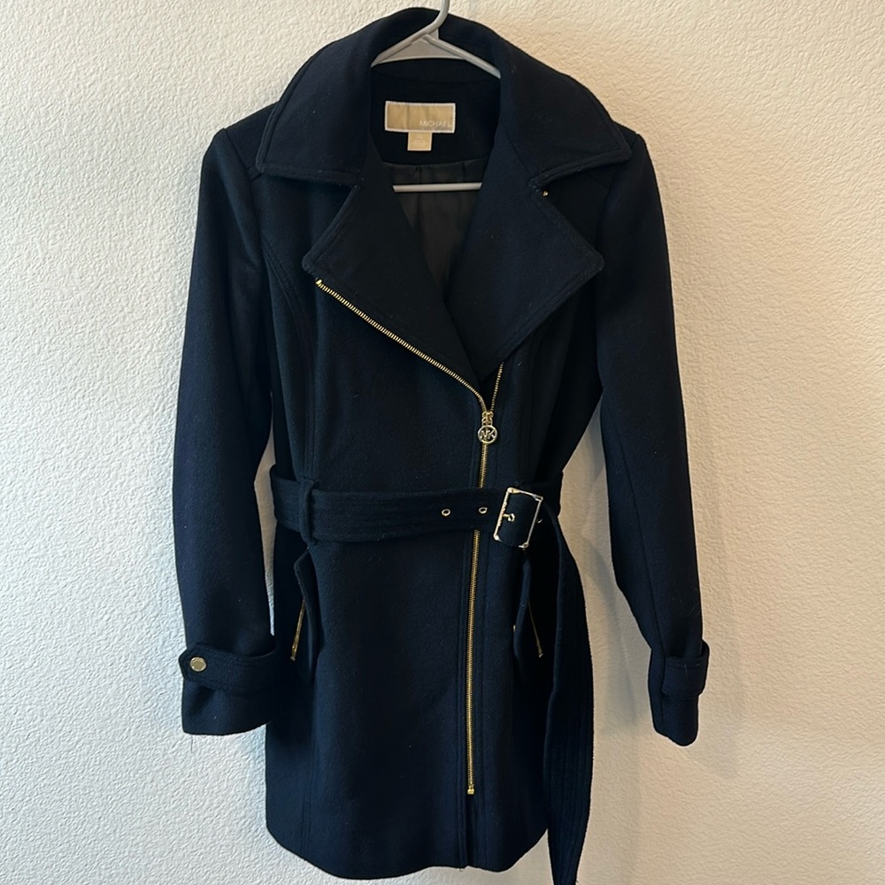 Michael Kors navy pea coat